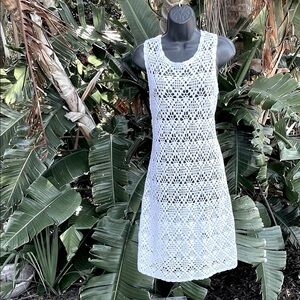lace crocheted dress by Tyler Boe